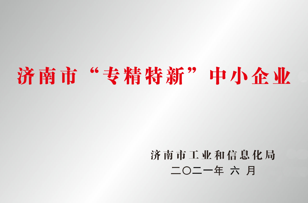 濟(jì)南市專精特新企業(yè)